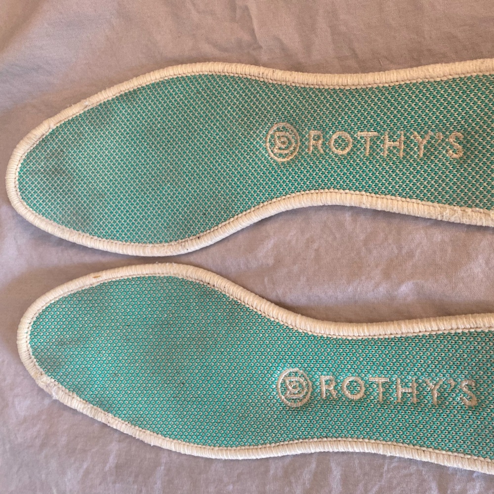 Retired Rothy’s Calypso Blue Green Turquoise Teal Flats - Picture 12 of 13